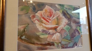 Peach Coloured Rose by Lowell Lo